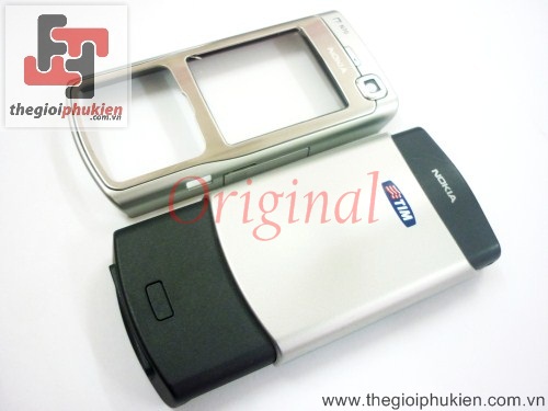 Vỏ Nokia N70 ME Bạc Original ( Full bộ )